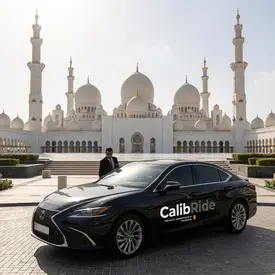 Dubai City Tour and Abu Dhabi city tour at Sheikh Zayed Mosque by CalibRide