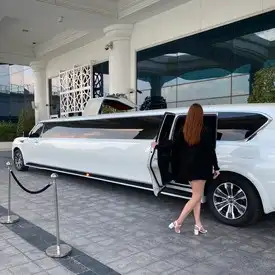 CalibRide special event limousine – red carpet arrival for a wedding or gala.