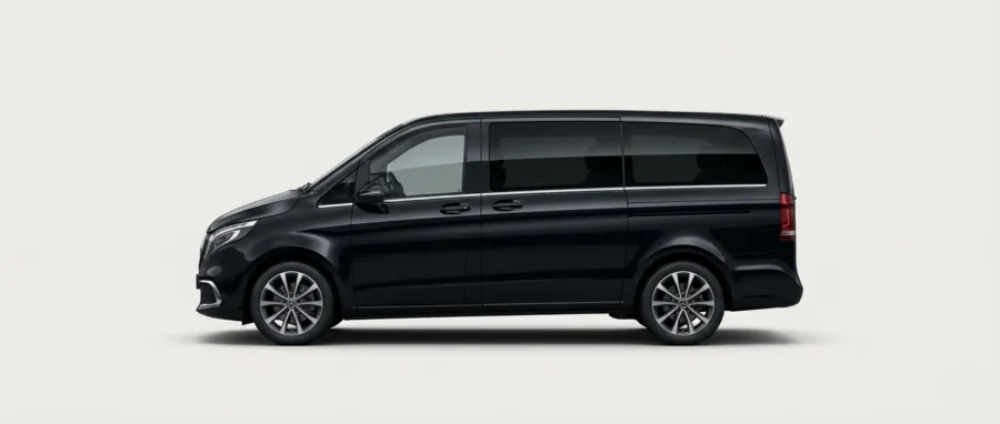 Mercedes V-Class chauffeur in Dubai – luxury van with driver