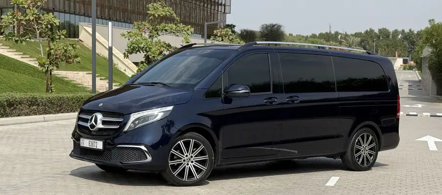 Van rental Dubai for weddings — group transport at venue
