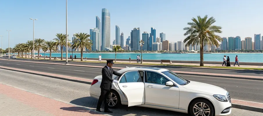 Rent a car with driver in Abu Dhabi for sightseeing day